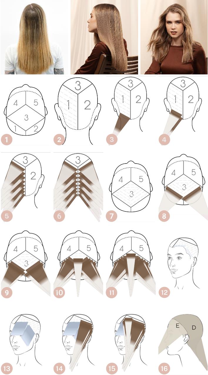 Subrina Professional béžová blond farba vlasov - Weaving Balayage